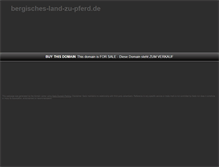 Tablet Screenshot of bergisches-land-zu-pferd.de
